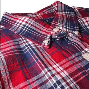 Polo Ralph Lauren Men’s Shirt, Red/Blue Plaid, Size XXL, 18 1/2 Neck New w/ Tags